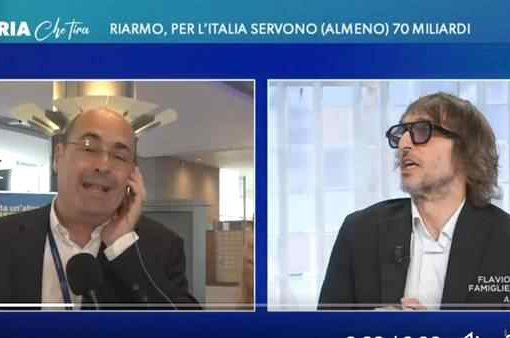 Giuseppe Cruciani e Nicola Zingaretti
