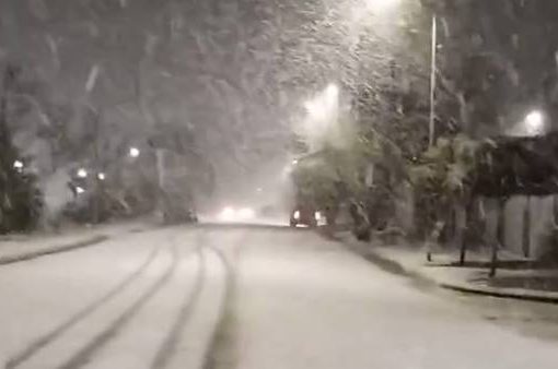 Freddo polare Argentina, neve