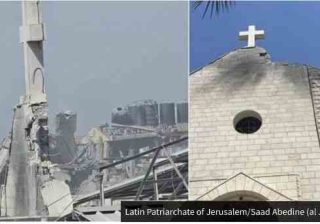 Raid israeliano sull'unica chiesa cattolica di Gaza