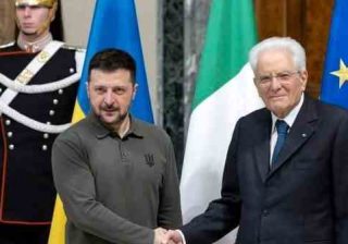 Mattarella riceve Zelensky