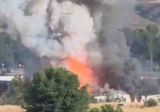 incendio in fabbrica batterie di litio