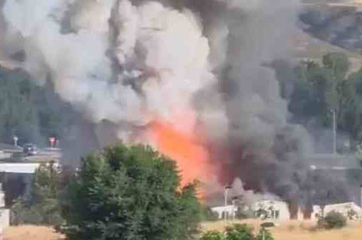 incendio in fabbrica batterie di litio