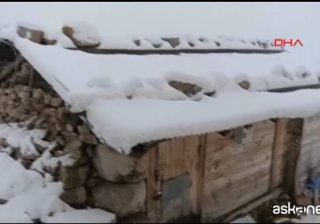 Turchia, forti nevicate nel Nord-Est