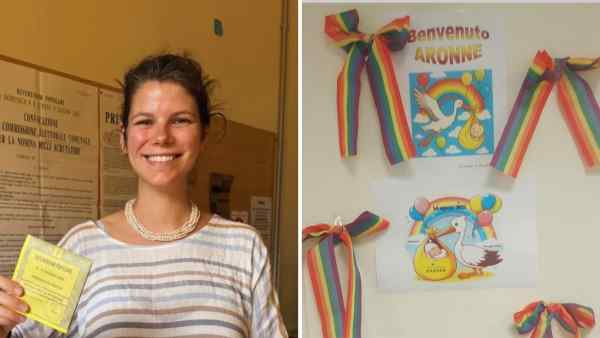 Padova, assessore Pd appende fiocco arcobaleno per la nascita del figlio: “Sceglierà chi essere” Padova, assessore Pd appende fiocco arcobaleno per la nascita del figlio: “Sceglierà chi essere”