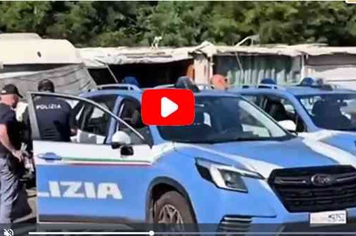 Blitz in campo nomadi a Roma: sequestri di refurtiva e denunce Blitz in campo nomadi a Roma