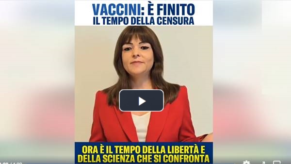 Vaccini, Buonguerrieri (FdI): “è finito il tempo della censura” Vaccini, Buonguerrieri (FdI): “è finito il tempo della censura”