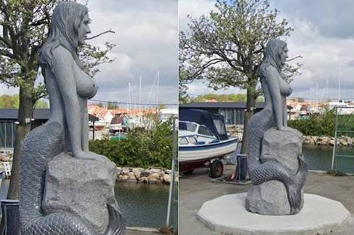 Danimarca, la Sirenetta accusata di pornografia: sarà rimossa big mermaid Copenaghen