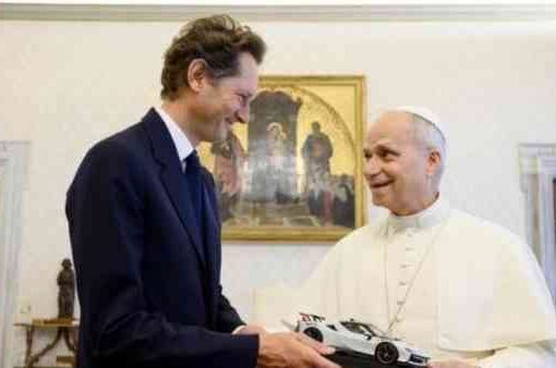 Leone XIV ha incontrato John Elkann e moglie John Elkann