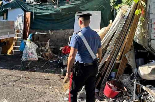 Roma, bombole da campeggio scoppiano presso insediamento abusivo carabinieri insediamento abusivo