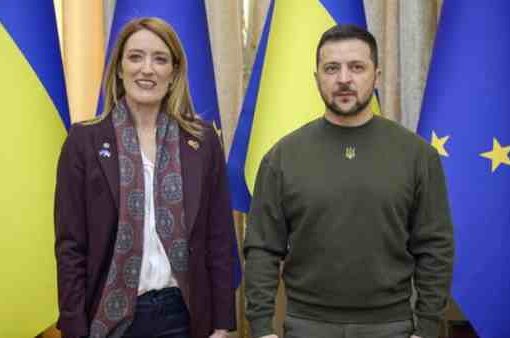 Metsola e Zelensky