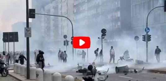 pro Pal, guerriglia urbana a Milano