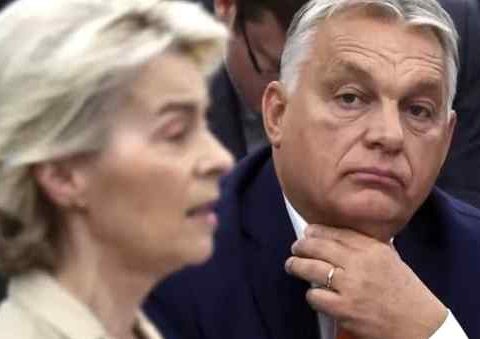 von der Leyen e Orban