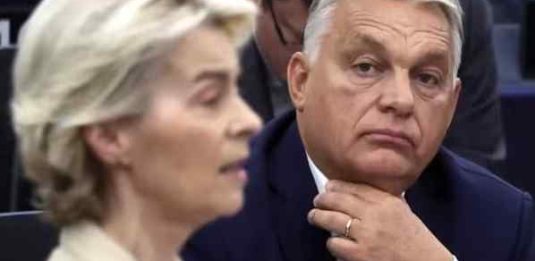 von der Leyen e Orban