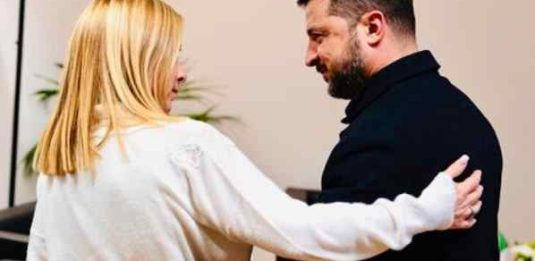 Zelensky e Meloni