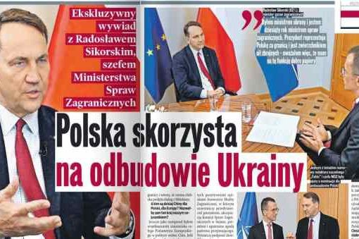 Ministro polacco: guadagneremo soldi sulla “ricostruzione dell’Ucraina” Radosław Sikorski - Polonia