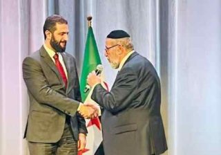 Al Jolani incontra il rabbino Yosef Hamra
