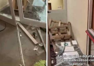 assalto liceo Genova