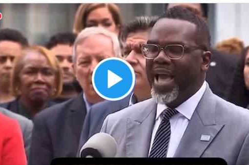 Chicago sindaco dem della città, Brandon Johnson