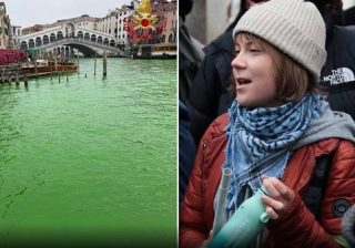 Atto vandalico al Canal Grande