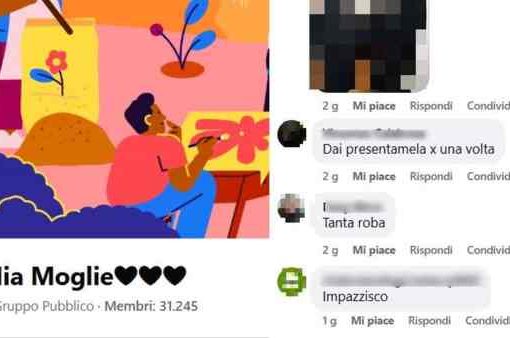 gruppo sessista "Mia moglie" su Facebook