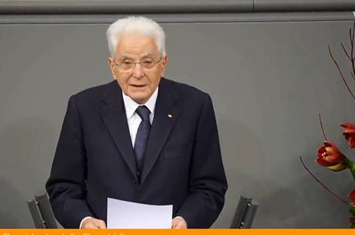 Sergio Mattarella, al Bundestag