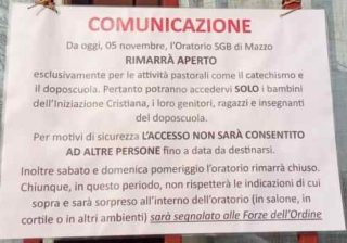 Chiuso oratorio di Mazzo