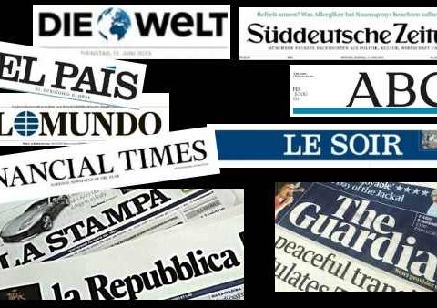 grandi giornali in Europa