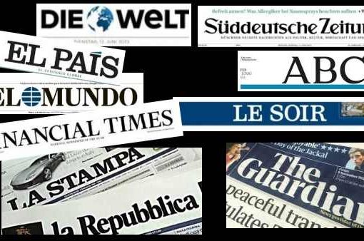 grandi giornali in Europa