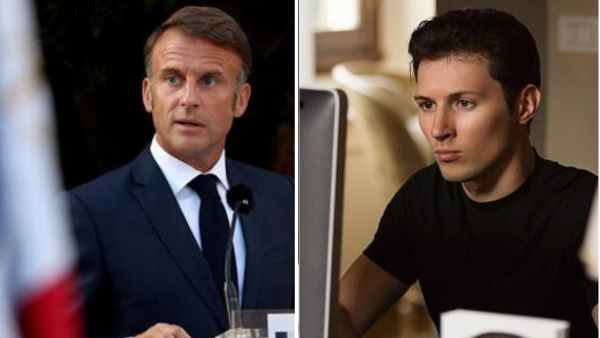 Macron e Pavel Durov
