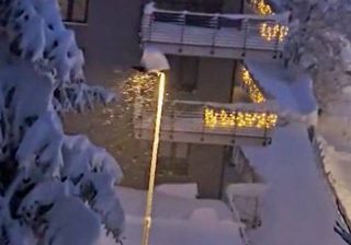 Bufera di neve a Prato Nevoso