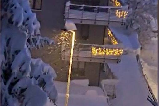 Bufera di neve a Prato Nevoso