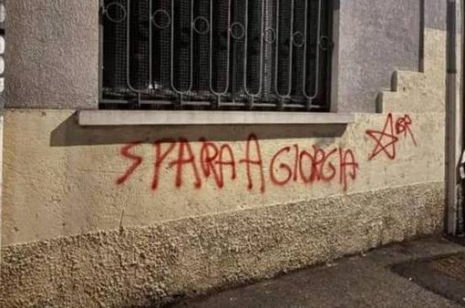 "Spara a Giorgia", scritta siglata Br