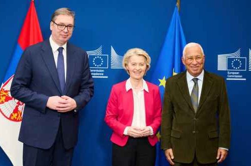 Serbia - Ursula von der Leyen e Vucic