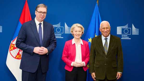 Serbia - Ursula von der Leyen e Vucic