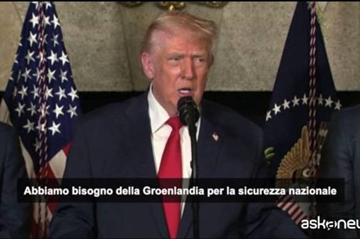 Trump: 'Abbiamo bisogno la Groenlandia