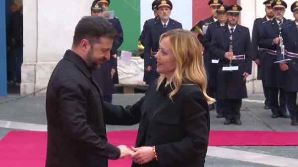 Zelensky e Meloni