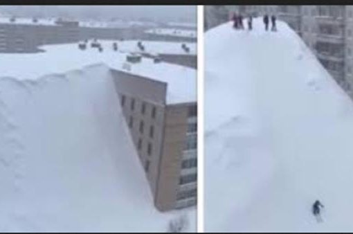 Kamchatka inghiottita dalla neve