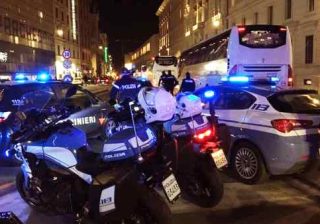 Roma polizia e carabinieri