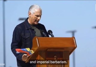 Presidente cubano Miguel Díaz-Canel Bermúdez