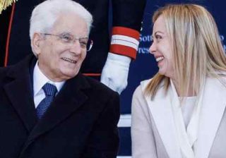 Mattarella e Meloni
