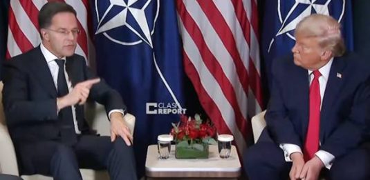 Rutte a Trump