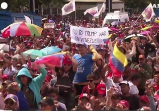 Venezuela e Colombia, manifestazioni contro gli Stati Uniti