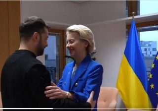 Zelensky e von der Leyen
