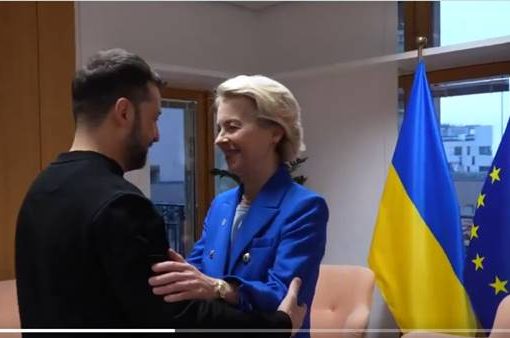 Zelensky e von der Leyen