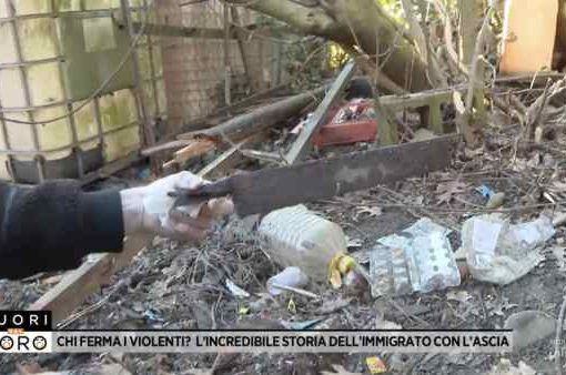 Dà un testata una donna e la minaccia con l'ascia: arrestato straniero