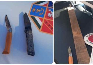 lite tra nordafricani con mazza chiodata e coltelli