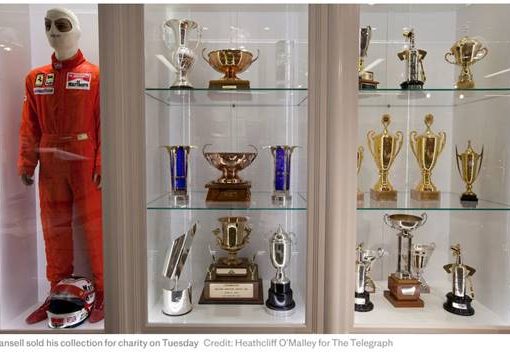 Nigel Mansell vende tutti suoi cimeli