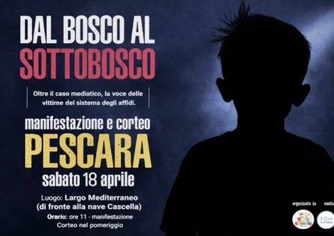 SOS bambini, manifestazione sabato 18 aprile a Pescara