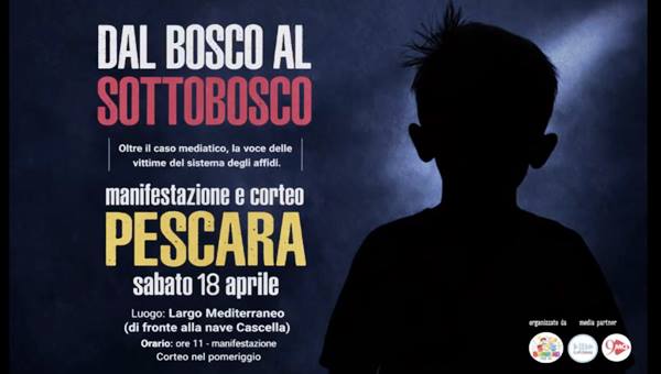 SOS bambini, manifestazione sabato 18 aprile a Pescara