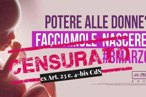 Pro Vita & Famiglia censura